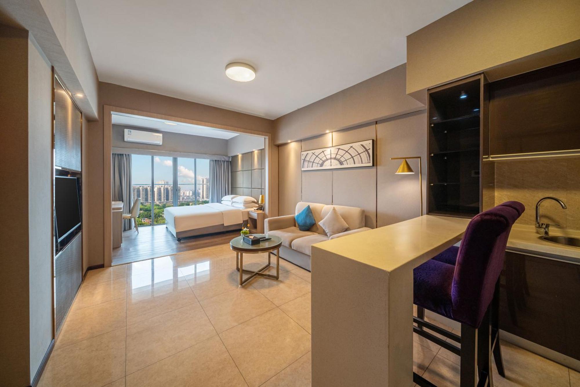 Foshan Poltton International Serviced Apartment-Canton Fair Free Shuttle Bus Exteriör bild