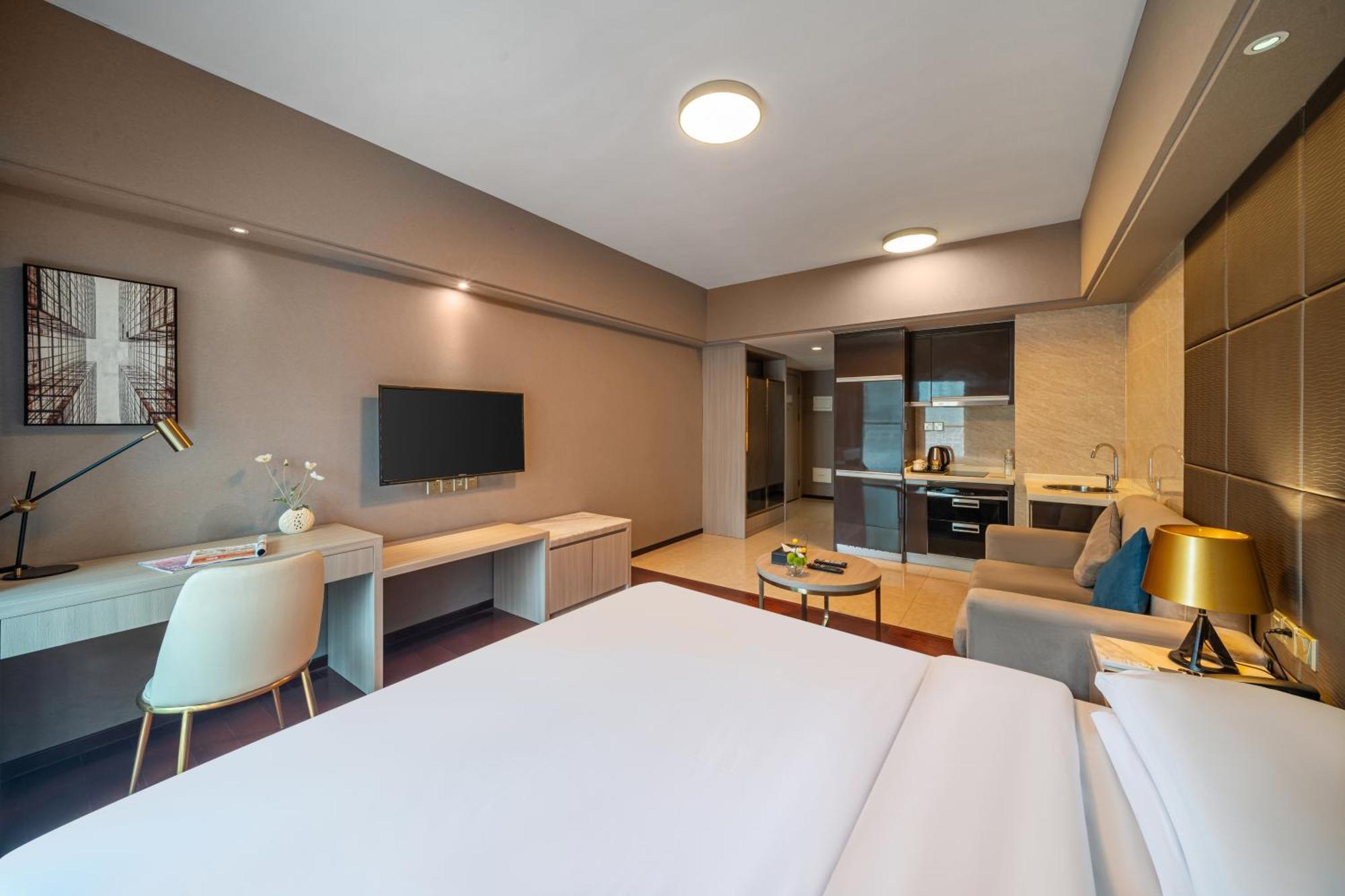 Foshan Poltton International Serviced Apartment-Canton Fair Free Shuttle Bus Exteriör bild