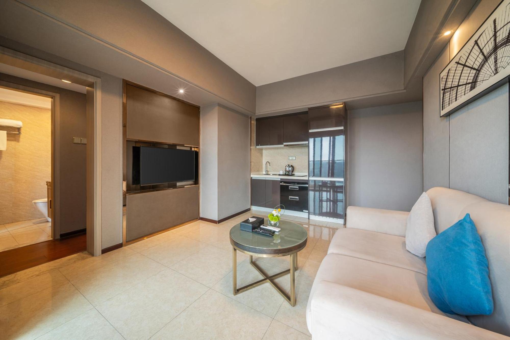 Foshan Poltton International Serviced Apartment-Canton Fair Free Shuttle Bus Exteriör bild