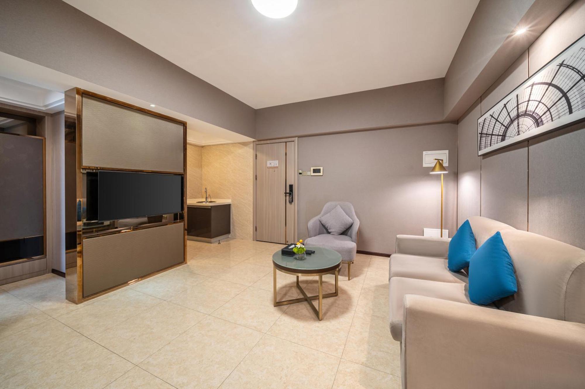 Foshan Poltton International Serviced Apartment-Canton Fair Free Shuttle Bus Exteriör bild
