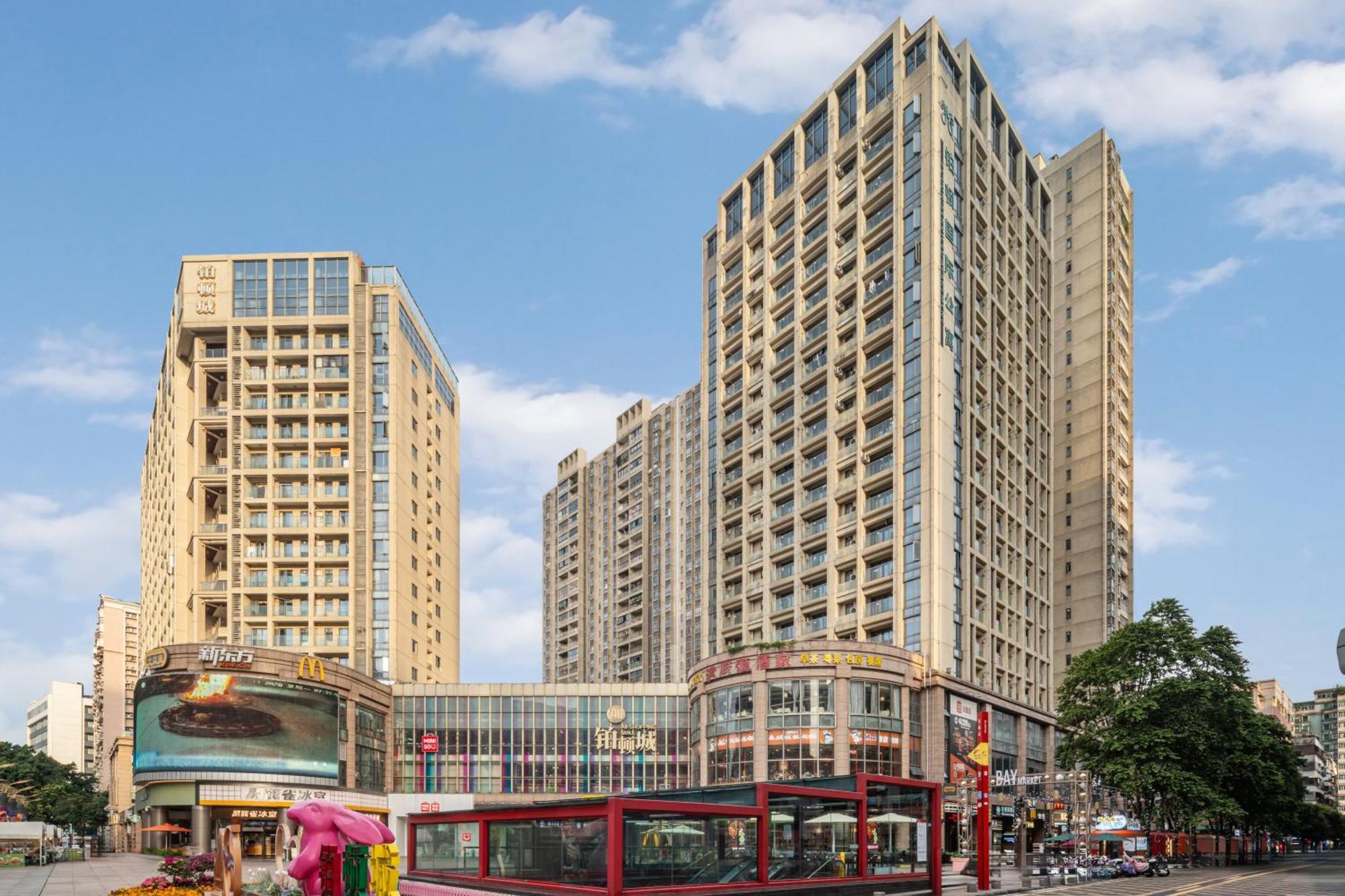 Foshan Poltton International Serviced Apartment-Canton Fair Free Shuttle Bus Exteriör bild